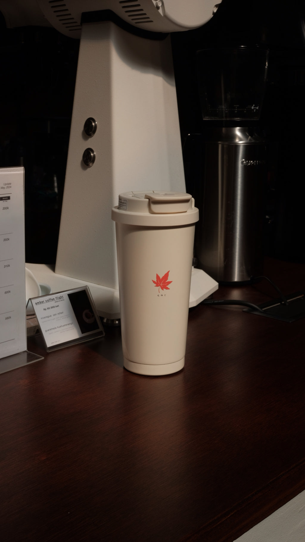 Amber Ceramic Lined Tumbler